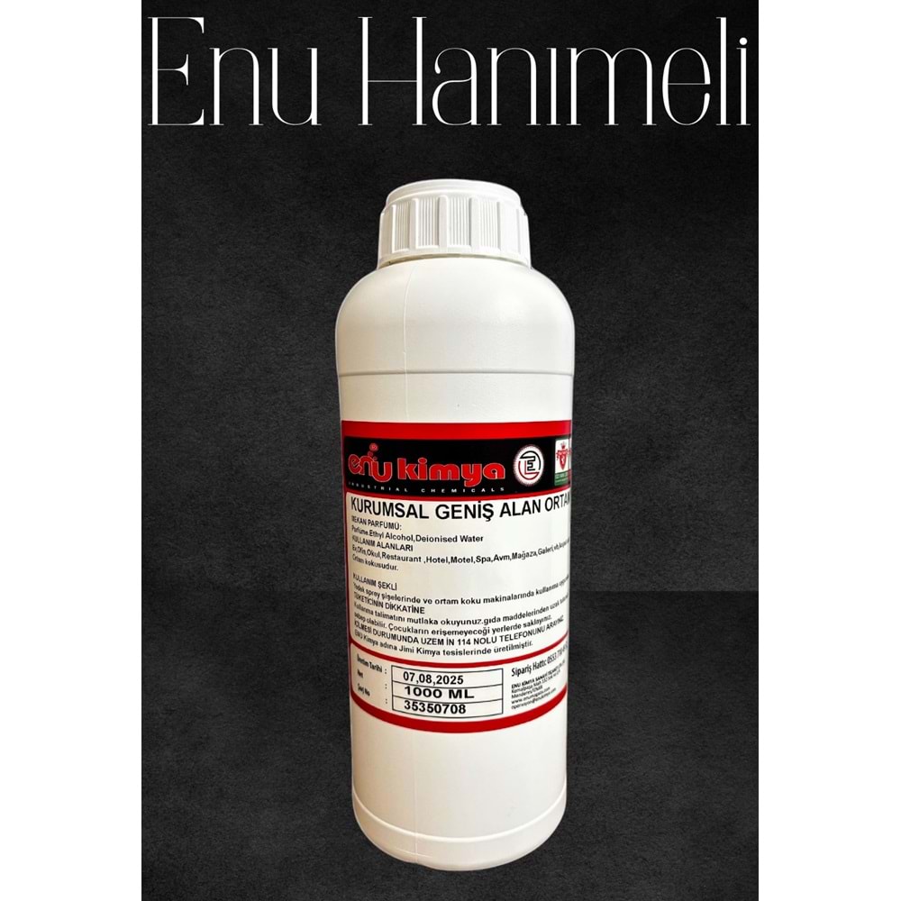 Hanımeli Kurumsal Geniş Alan Ortam Kokusu 1000 ML