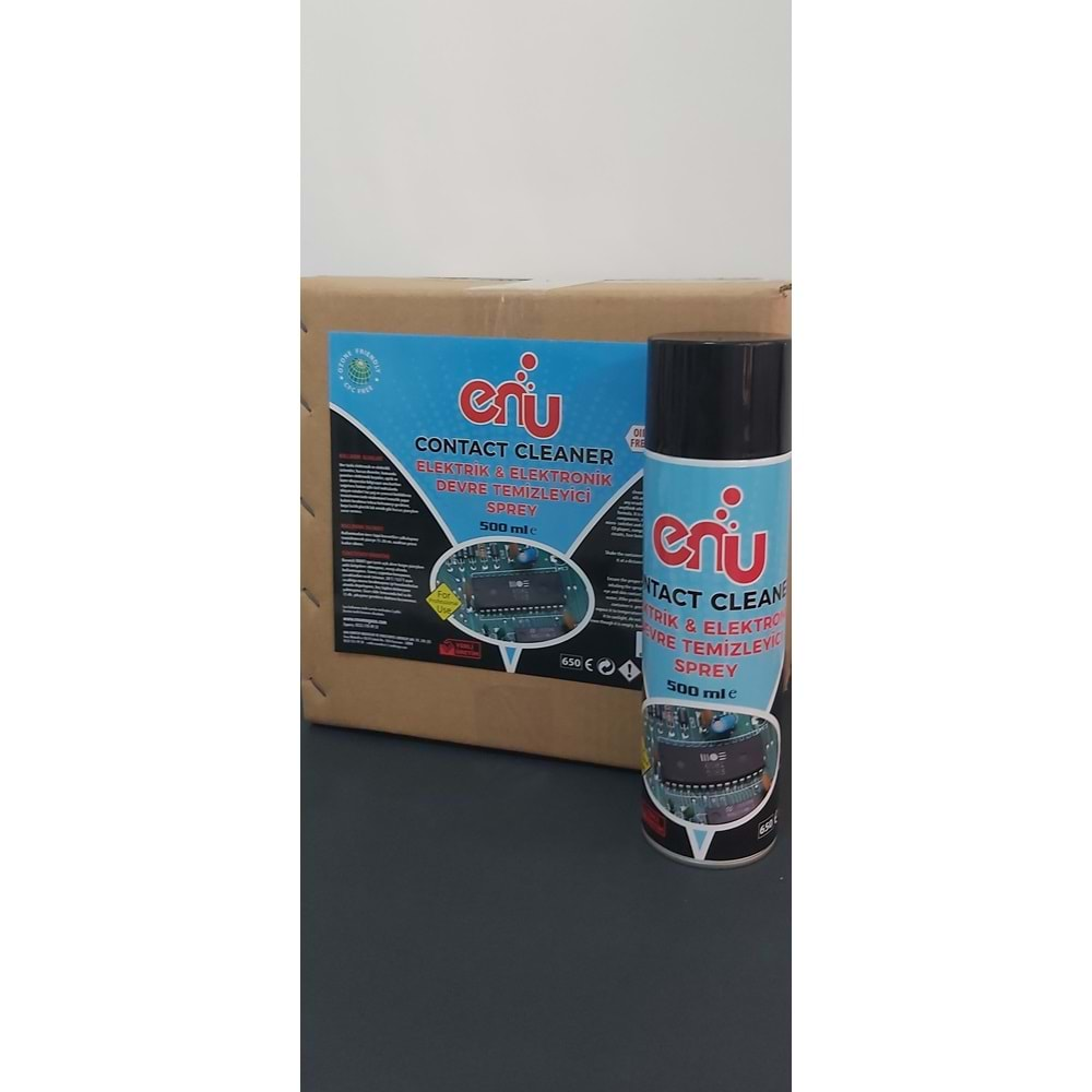 Contak Cleaner Yağsız Elektronik Devre temizleme Sprey (500 ML) 12 ade