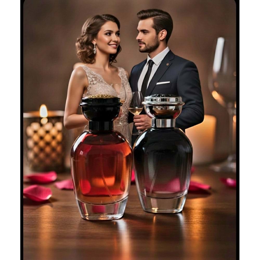 BAYAN VE ERKEK PARFÜM SETİ ARMANİ BLACK CODE &CALVİN KLEİN ENUHORİA MUADİL