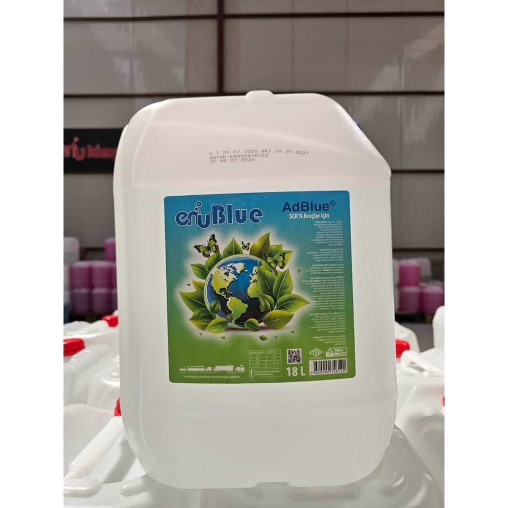 ADBLUE BY ENU 18 LT 20 KG EURO 4 EURO 5 EURO 6 (2026 YILI ÜRETİM)