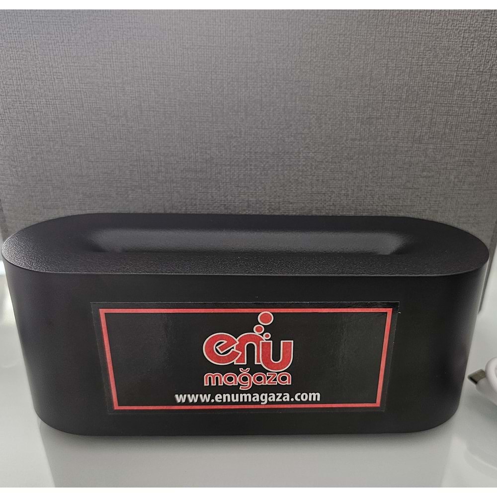 Enu 150ml Mini Soğuk Mist Nemlendirici, Alev Aroma Difüzör, Sessiz Hava Nemlendirici , USB ile Çalışan 100 ML Koku Hediyesi ile