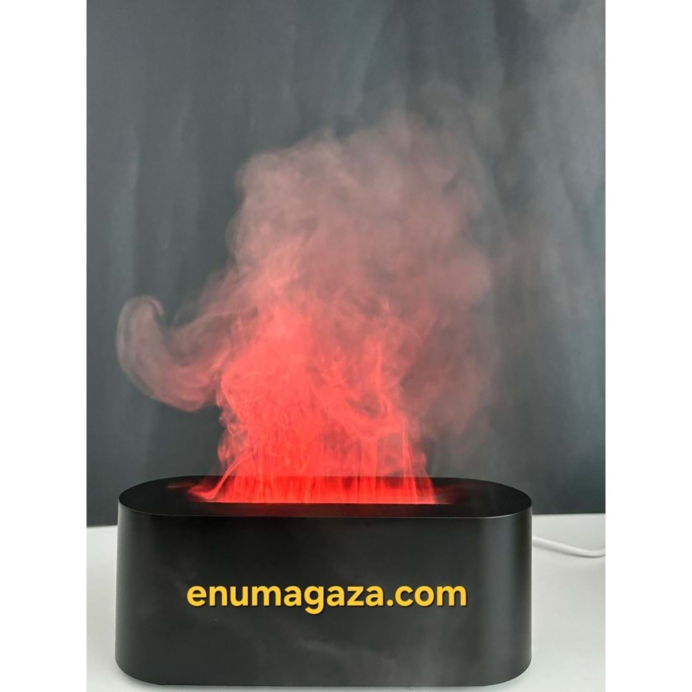 Enu 150ml Mini Soğuk Mist Nemlendirici, Alev Aroma Difüzör, Sessiz Hava Nemlendirici , USB ile Çalışan 100 ML Koku Hediyesi ile