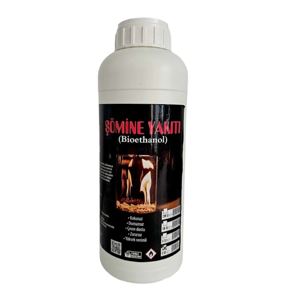 Enu Bacasız (Bioethanol) Şömine Yakıtı 1 lt