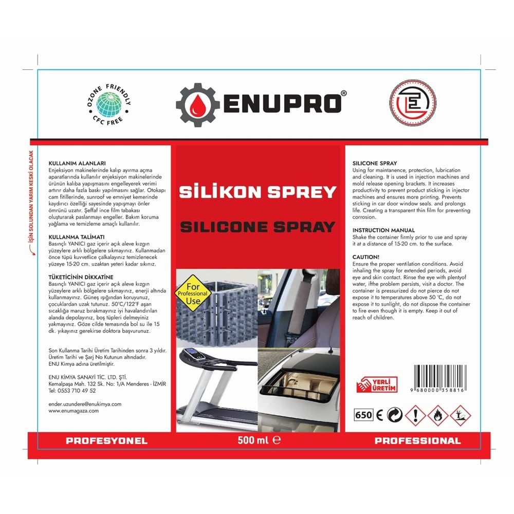 ENUPRO PROSEFYONEL BAYİ SETİ