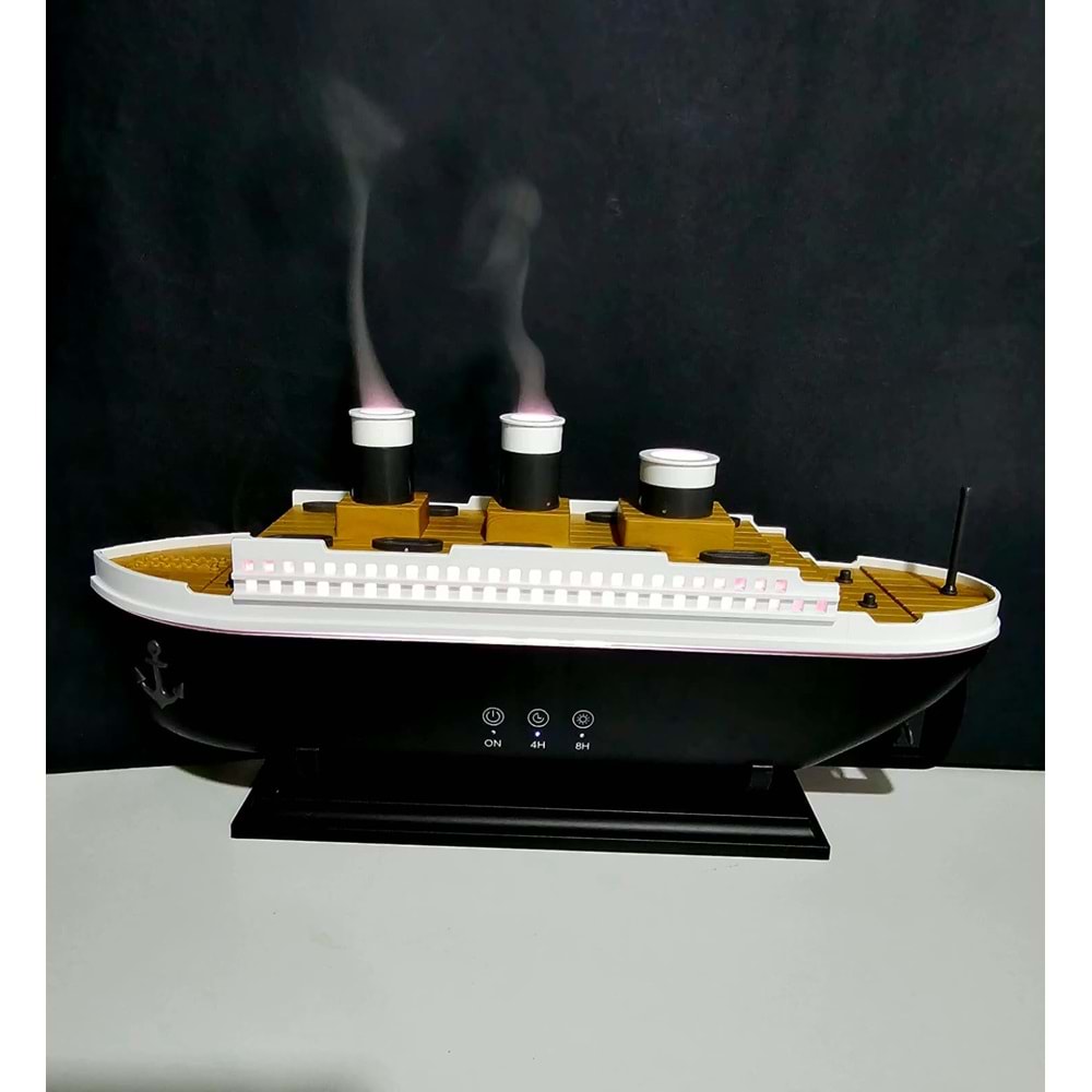 Aroma Diffuser Minyatör Titanic Nem ve Koku Makinesi 100 ml Okyanus koku hediyesi