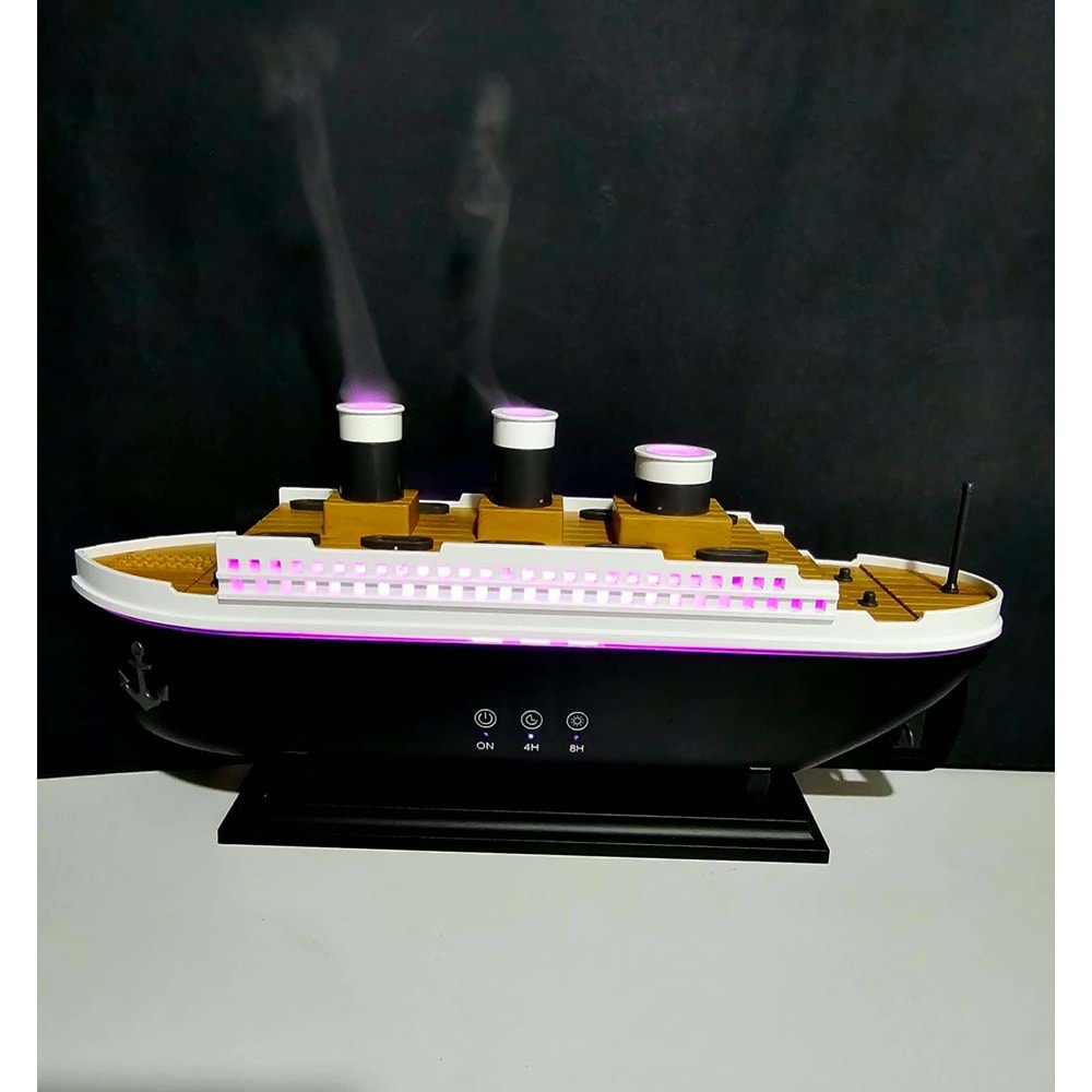 Aroma Diffuser Minyatör Titanic Nem ve Koku Makinesi 100 ml Okyanus koku hediyesi