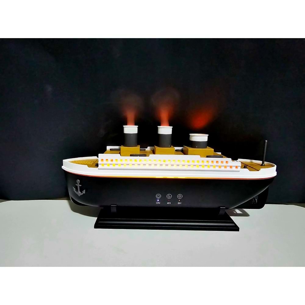 Aroma Diffuser Minyatör Titanic Nem ve Koku Makinesi 100 ml Okyanus koku hediyesi