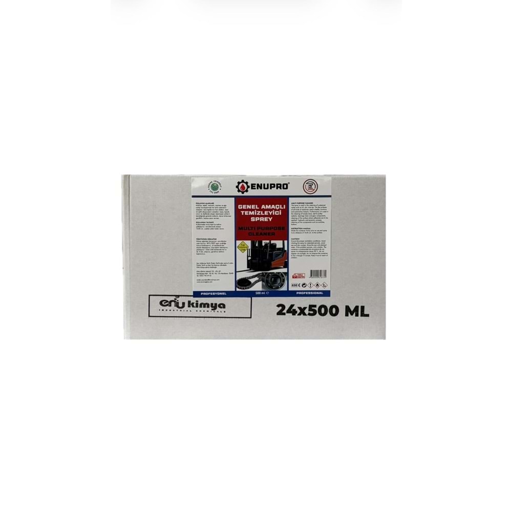 ENUPRO Genel Amaçlı Temizleme Sprey Multi Purpose 500 ml 24 adet