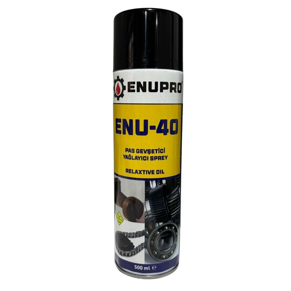 ENUPRO ENU 40 Pas Gevşetici Yağlayıcı Sprey 500 ml 24 Adet