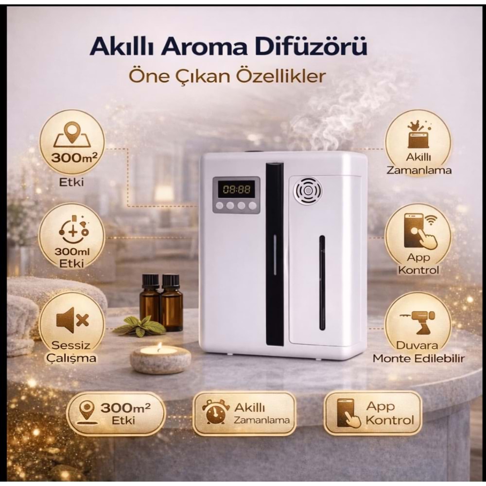 PROF KOKU MAKİNESİ (DİFÜZÖR) BLUETOOTH İLE UZAKTAN PROGLAMA