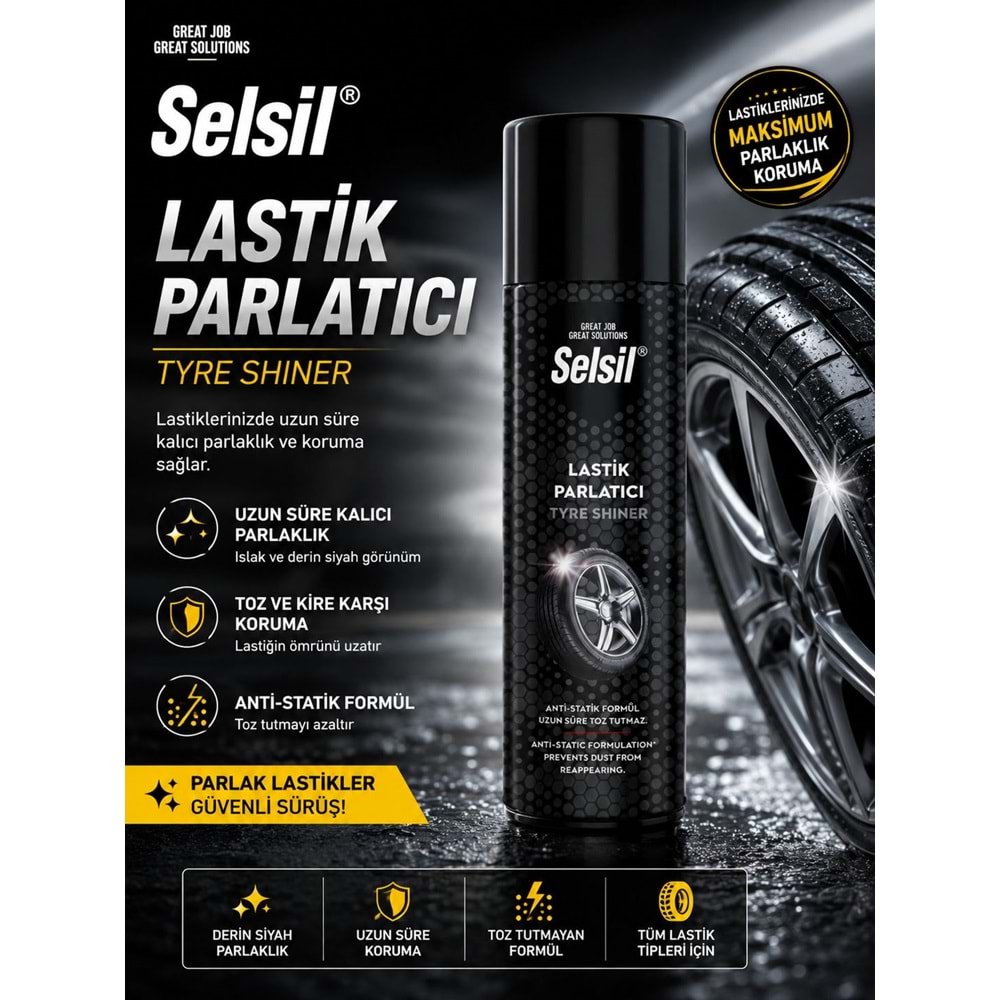 SELSİL LASTİK PARLATICI TYRE SHINER