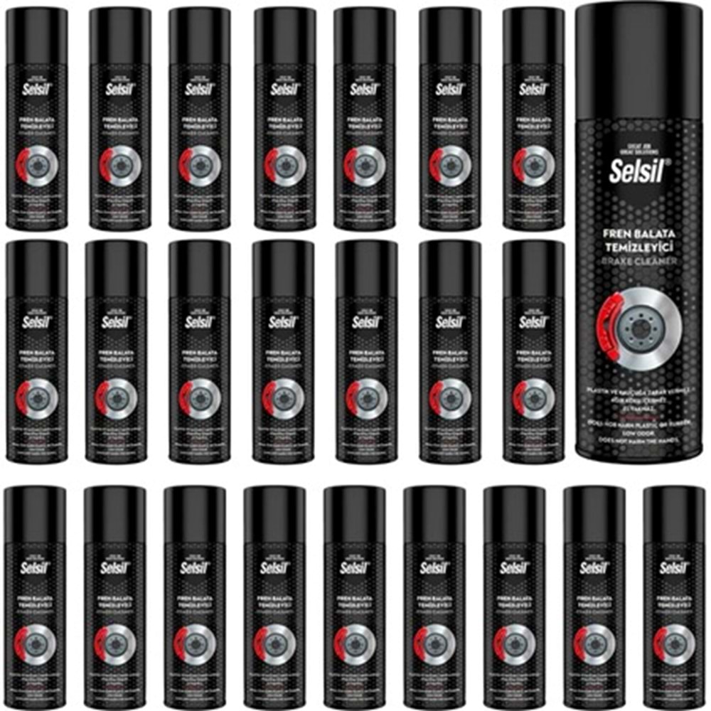 Selsil Fren Balata Temizleme Spreyi 500 ml 24 Adet (2026 Üretim)