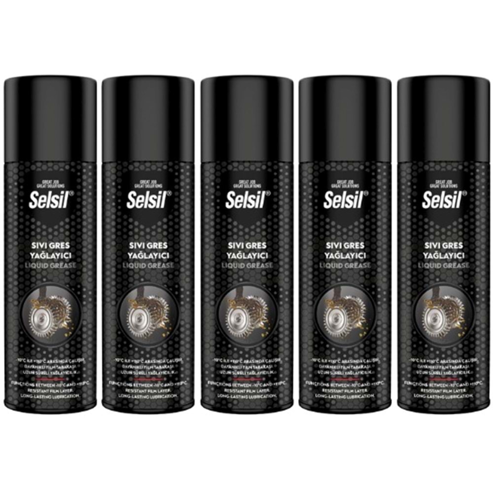 Selsil Sıvı Gres Lıquıd Gresea 500 ml 5 Adet