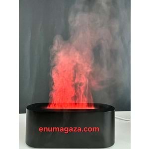 Enu 150ml Mini Soğuk Mist Nemlendirici, Alev Aroma Difüzör, Sessiz Hava Nemlendirici , USB ile Çalışan 100 ML Koku Hediyesi ile