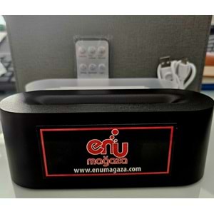 Enu 150ml Mini Soğuk Mist Nemlendirici, Alev Aroma Difüzör, Sessiz Hava Nemlendirici , USB ile Çalışan 100 ML Koku Hediyesi ile