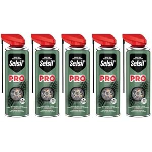 Selsil Pas Sökücü Çok Amaçlı Yağlayıcı Pro Kobra Başlıklı 400 ml 5 Adet