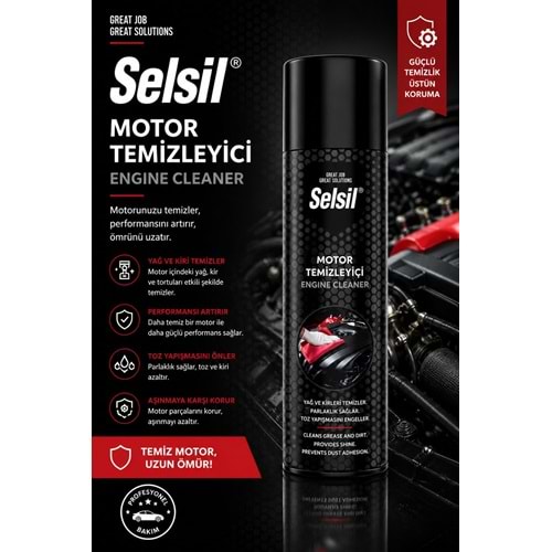 SELSİL MOTOR TEMİZLEYİCİ ENGINE CLEANER
