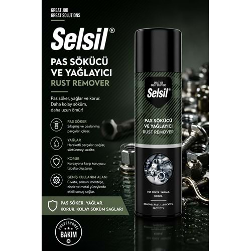 SELSİL PAS GEVSETİCİ VE YAĞLAYICI RUST REMOVER