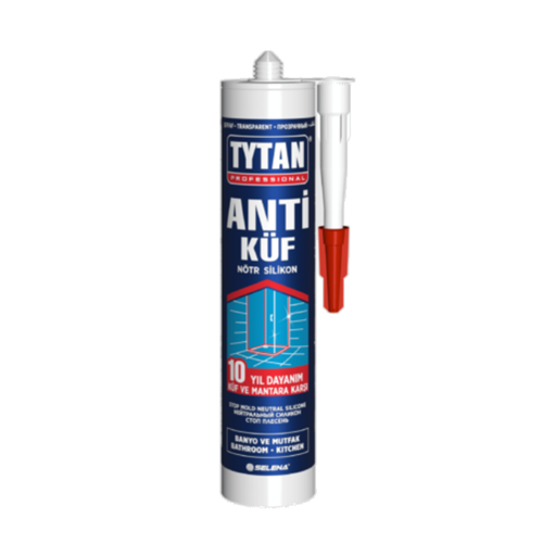 TYTAN ANTİKÜF DUŞAKABİN SİLİKON 280ML ŞEFFAF KOLİ İÇİ 24 ADET