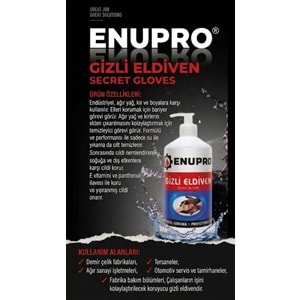 ENUPRO 1620 SECRET GLOVES GİZLİ ELDİVEN 1 KG 6 ADET