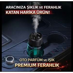 Akıllı Araç Aroma Difüzörü 100 ml koku hediyeli