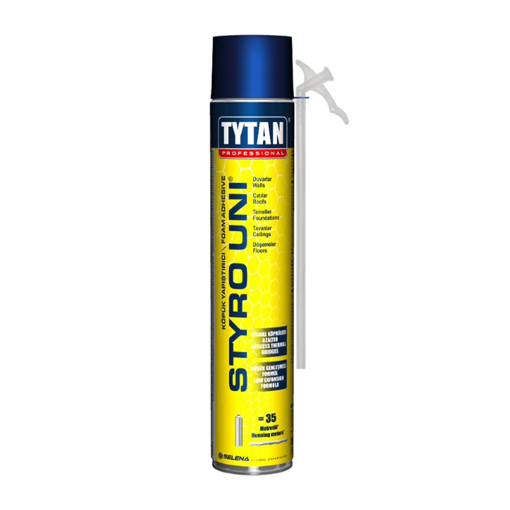 TYTAN STYRO UNI PİPETLİ KÖPÜK 750 ML KOLİ İÇİ 12 ADET