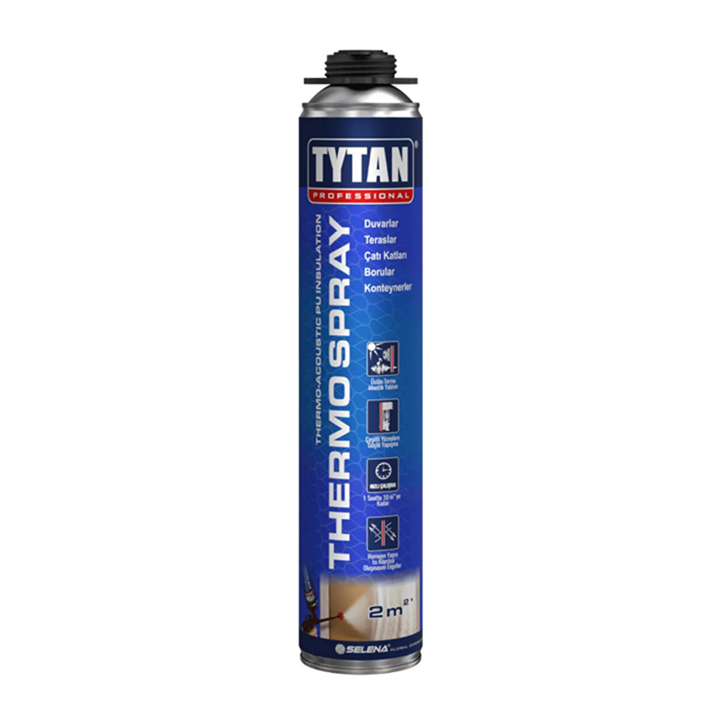 TYTAN THERMOSPRAY TABANCALI YALITIM KÖPÜĞÜ 870ML KOLİ 12 ADET