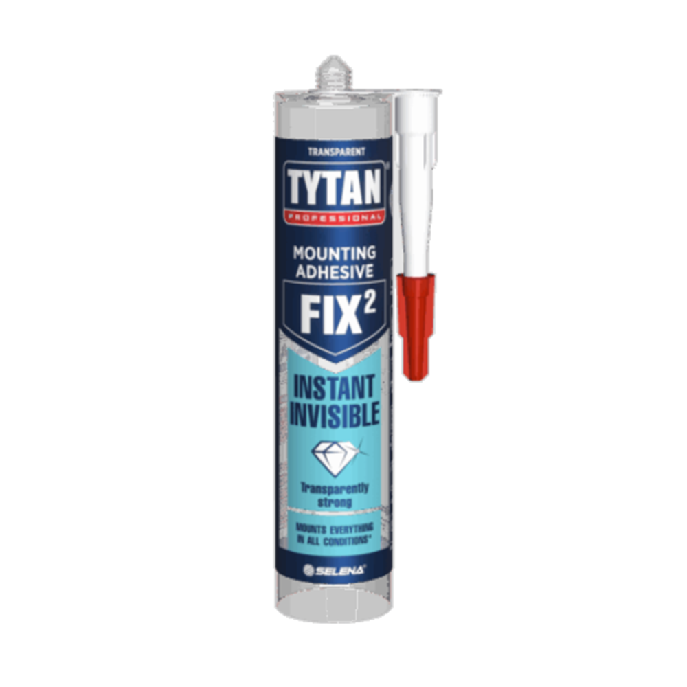 TYTAN FIX2 INSTANT INVİSİBLE 290ML - ŞEFFAF KOLİ İÇİ 12 ADET